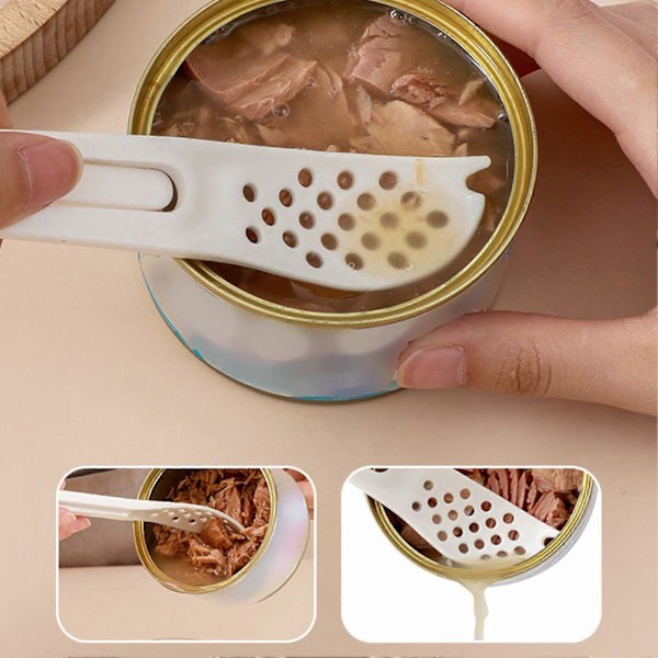 Can Opener Spoon Multifunctional Wet Dry Use Portable Can Scoop for Home Use Outdoor Camping