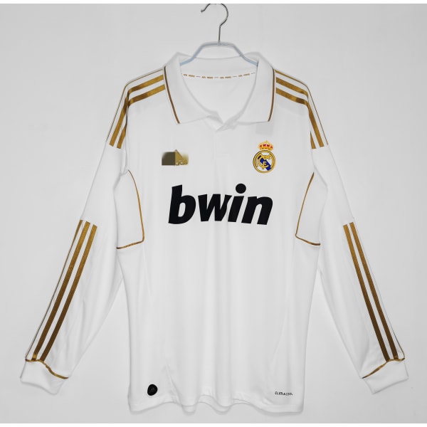Retro egen 11-12 Real Madrid hjemmetrøye lang Sergio Ramos NO.4 L