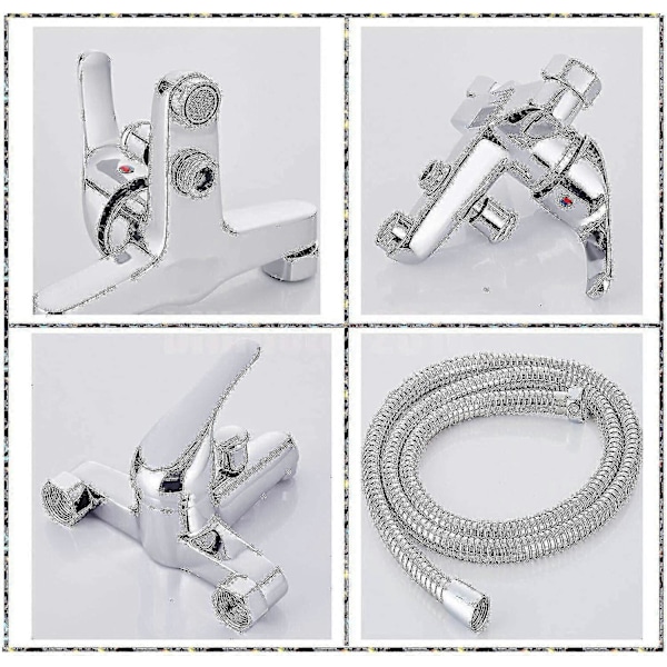Modern Monobloc Badkar- och Duschblandare - Mässingkran med Handdusch