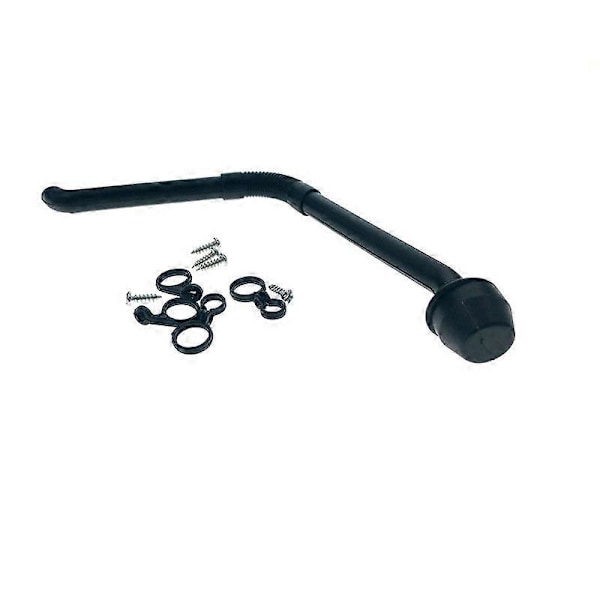 1/10 RC Crawler Svart Nylon Snorkel för TRX4 D110 D90 Kaross