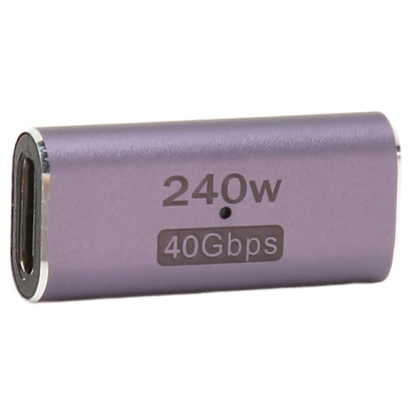 USB4.0 C Hunn til Hunn Adapter Støtter PD 240W 40Gbps 8K 60Hz USB Type C Kobling for Bærbar PC Telefoner Type C Enheter