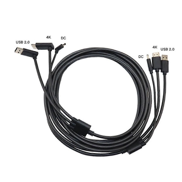 3-in-1 lisävarusteiden vaihtokaapeli - yhteensopiva 5m, Usb, Power Vr Games