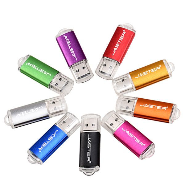 Nyckelring Ultra Mini USB Flash Drive USB2.0 Minnesgränssnitt Silver 128GB