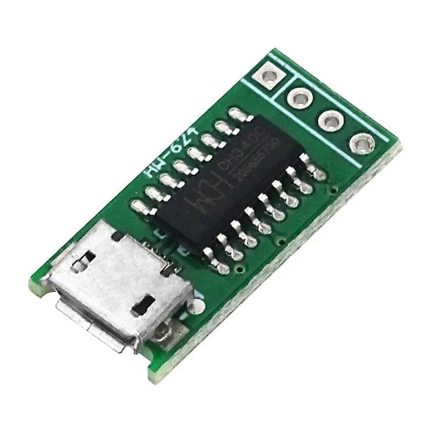 5 stk CH340C Micro-USB til TTL Seriell Port ISP Nedlastingsmodul 5V/3.3V 500Ma Erstatter CP2102 CH340G CH