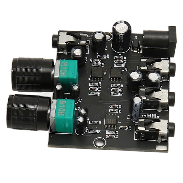 2 Indgange 2 Udgange Lydmixer Professionel Volumenkontrol Lav Støj Stabil 2 Vejs Stereo Lydmixer