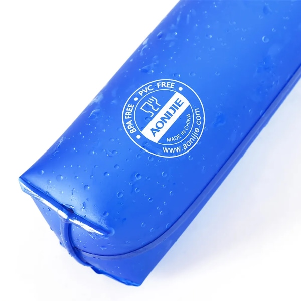 AONIJIE SD09 SD10 250 ml 500 ml mjuk kolv Fällbar hopfällbar vattenflaska TPU fri för löpning Hydration Pack Midjeväska Väst SD22 Sky Blue Cup