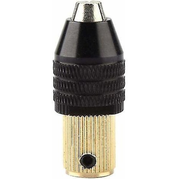 Mini Självspännande Chuck, Mini Borrchuck med Spännkapacitet 0.3-3.4mm (5MM Hål), Mini Spännhylsa c Borrtillbehör, för Motoraxel