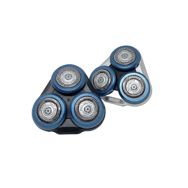 Reservehoved til barbermaskine til S6000 S6011 S6015 S6840 S6550 S6580 S6670 S6688 S6875 S6840 S5266 Klinge Sort