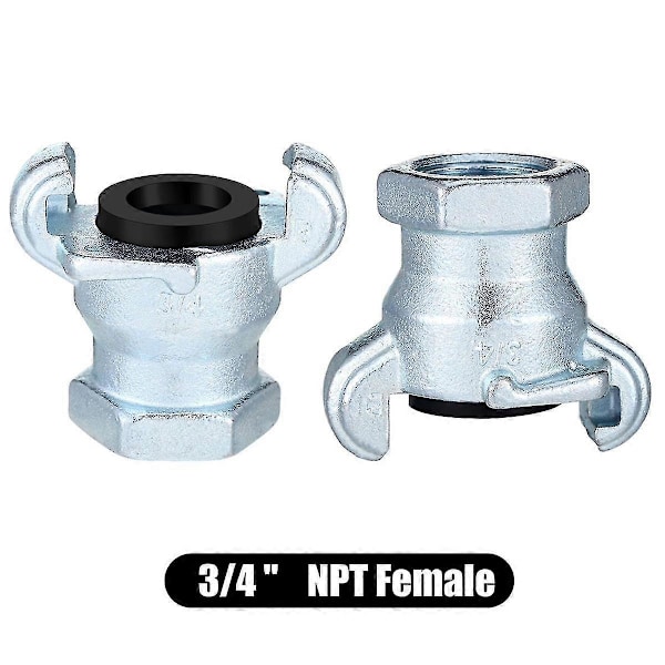4 sett NPT jern luft slangekobling 2 lugs universal kobling Chicago kobling for hunn og hann ende (