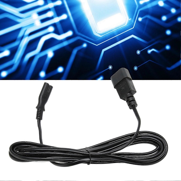 IEC320 C14 - IEC320 C7 Virtajohto 10A 250V 2500W IEC320 C14 Urosta IEC320 C7 Naaraase Virtajohto Kaapeli 100?250V 9.8ft