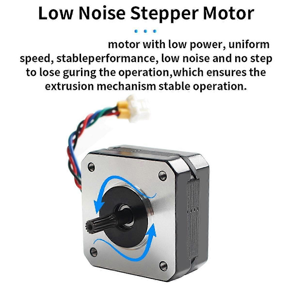 För Prusa MK4 Steppermotor E-axel Extruder 40-20mm Högtemperaturbeständiga Motorer för MK4 3D P