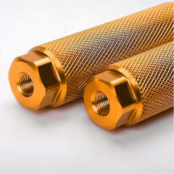 4 st cykelpinnar, aluminiumlegering halkfria ledande fotcykelpedaler BMX-pinnar för 3/8 tum axlar Bicyc