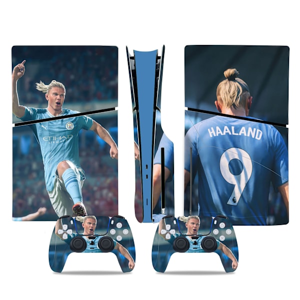 PS5 Slim Klæbende Hud CD-drev Edition Sticker Cool Dekorativ Sticker (Trådløs Controller, Disk) 525