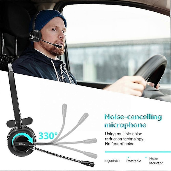Puhelinkeskuksen Bluetooth-kuulokkeet mikrofonilla A8 Langattomat kuulokkeet Melunvaimennuskuulokkeet PC-tietokoneille puhelimille