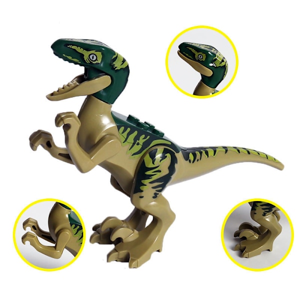 8 Stykker Jurassic World Dinosaur Tyrannosaurus Rex Figur Byggeleker Beste Gaver til Barn