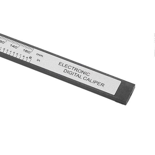 Digital Skjutmått Stor LCD 0 till 6 tum PA66 Tum Millimeter Automatisk Avstängning Skjutmått Mätverktyg för Hemarbetsbänk DIY