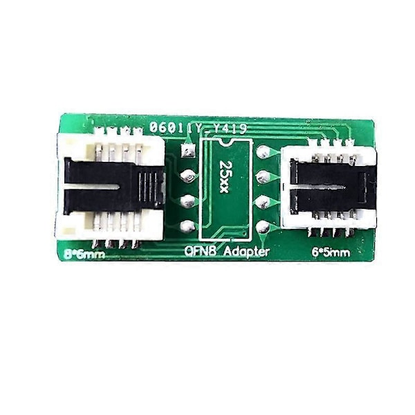 QFN8 /WSON8/MLF8/MLP8/DFN8 till DIP8 Universal Två-i-ett Socket/Adapter för både 6X5MM och 8X6MM Chip