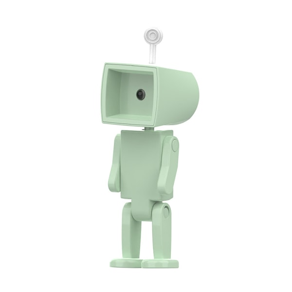Astronaut Magnetisk Nattlampa LED Mini Robot Batteri Boklampa Green Blocks