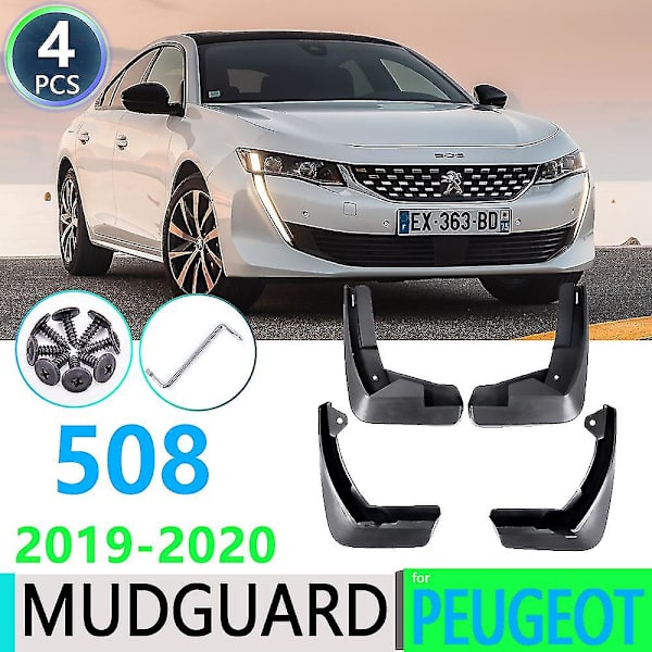 Skärmar för Peugeot 508 2019~2020 - Stänkskydd, Mudflaps, Biltillbehör