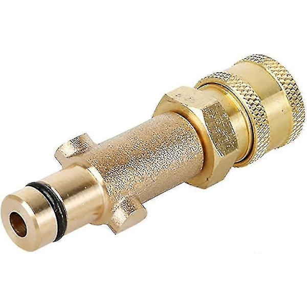 Adapter og trykvasker kobber skumkanon flaskeforbindelse messing hunadapter af sne skum lanse pistol pot til Nilfisk Gerni serie - På lager