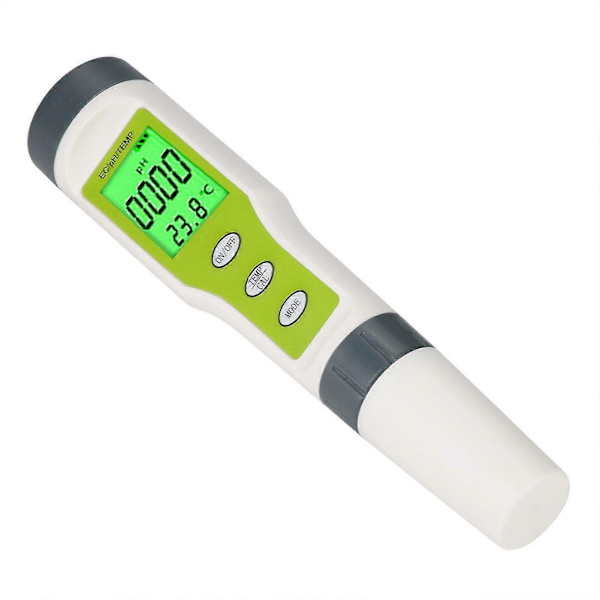 PH/EC/Temp Vandkvalitetstester - 3 i 1 Digital Pen med Sortlys Display