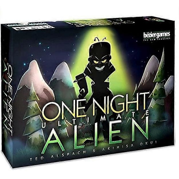 Lautapeli One Night Ultimate Werewolfin englanninkielinen versio Alien
