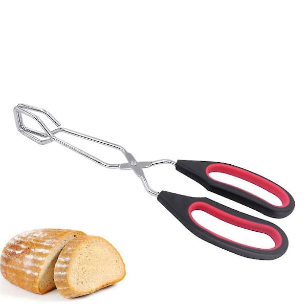 BBQ Verktøy BBQ Tang BBQ Mat Tang Lange Håndtak Saks BBQ Brød Tang Kjøkken Tang, 1 Stykke, Stor