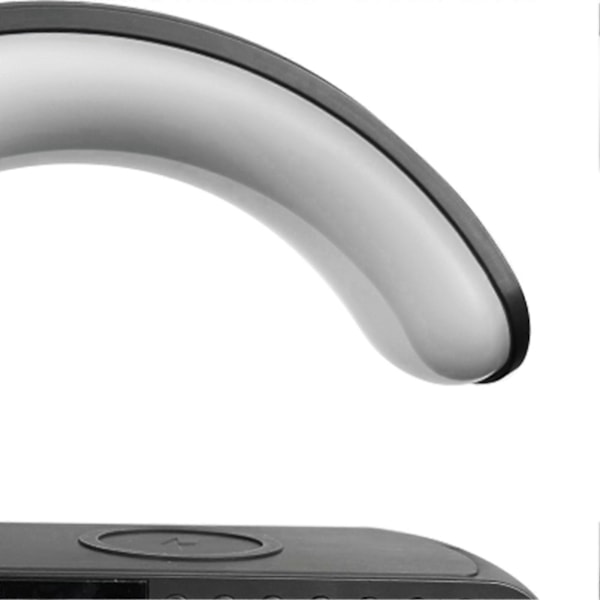 Smart Ambient Light 15W Trådløs Opladning Bluetooth Højttaler Vækkeur Hjem Intelligent Ambient Lampe EU Stik