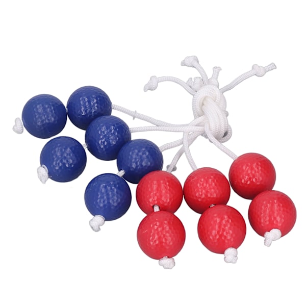 Golf Ladder Toss Balls Ladder Toss Bolo Replacement Set Outdoor Lawn Yard Beach Game for Kids Adults Family 3 Red 3 Blue