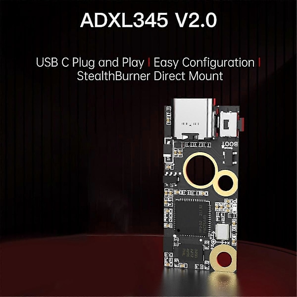 ADXL345 V2.0 Accelerometerkort Stealthburner för Klipper Extruder Hotend 3D-skrivardelar