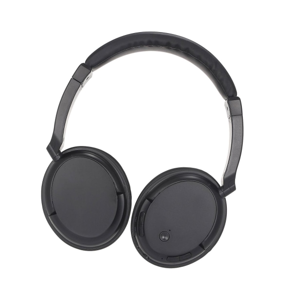 Fm trådlösa hörlurar Over-ear musik hörlurar med sändare 3,5 mm & Rca trådbundna headset Support FM radio för tv pc telefoner mp3 spelare svart