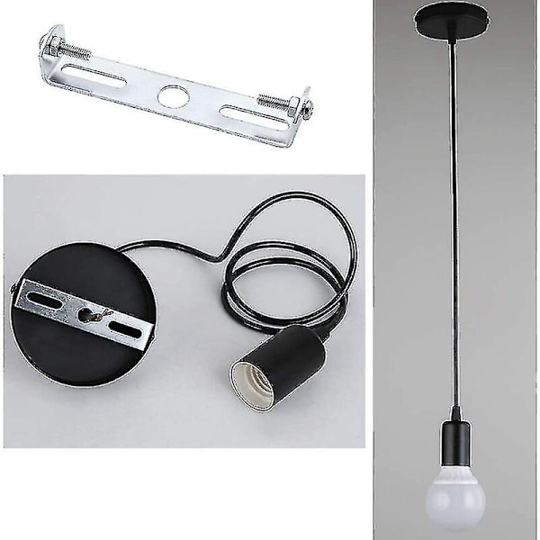 Takfestebraketter for taklamper, 105 mm, tilbehør til anhengslamper, takkroner, taklamper, baseplater, lampeskjøter, plateholdere og tilbehør