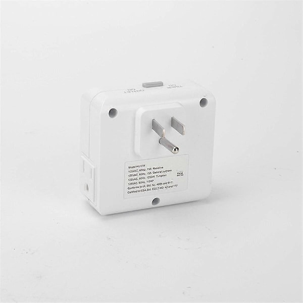 HU11M Timing Socket Intelligent Mekanisk Tidsuro 24 Timer Cyklus Timer