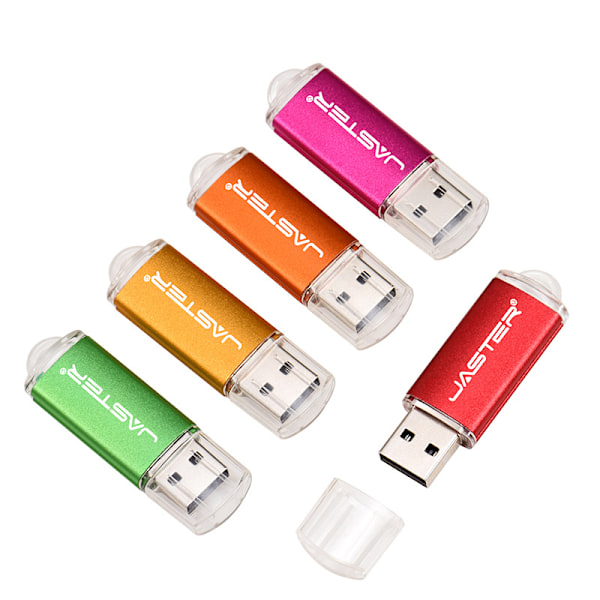 Nøglering Ultra Mini USB Flash Drive USB2.0 Hukommelsesinterface Orange 16GB