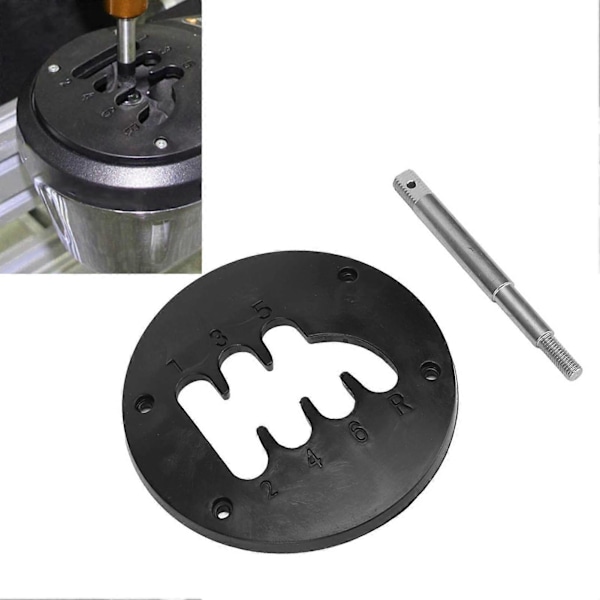 Växelspaksplatta Mod Proffs Kort Växelspak Mellanplatta Mod med 95mm Spak för Thrustmaster TH8A Växeltillbehör