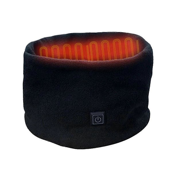 Vinter Elektriskt Uppvärmd Halsduk Halsomslag Usb Laddningsbar Halsvärmare 3 Hastighetsjustering Fleece Halsduk