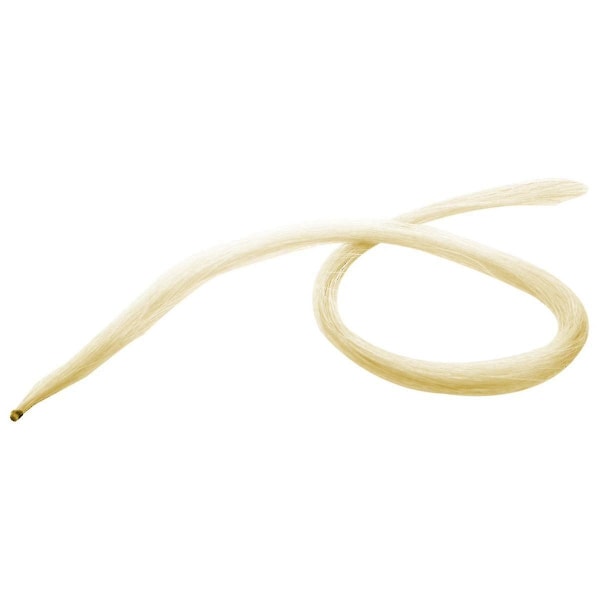 75 cm viulun jousi, luonnollinen hevosenhäntä, valkoinen