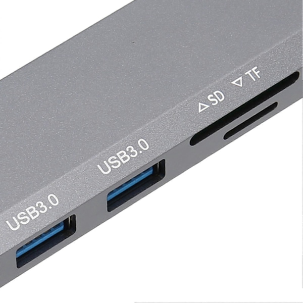 USB Hub 5Gbps 3 USB3.0 Porte Lagring og Hukommelseskortlæser Hurtig Varmeafledning Aluminium Legering USB Splitter til PC