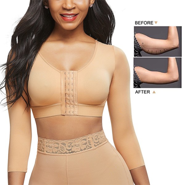 Naisten muotoiluvaatteet pitkähihaiset käsivarren muotoilevat rintaliivit edessä ClosureTank Top skin 2XL