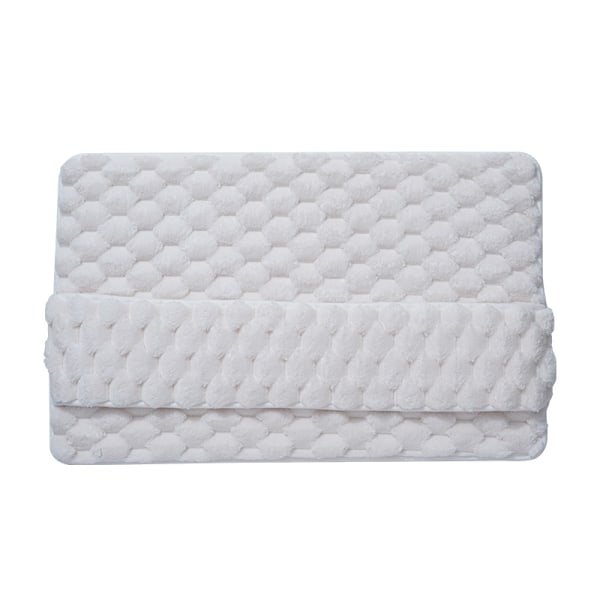 Memory cotton bathroom mats domestic toilet absorbent mats shower door mats dry bathroom mats-white (50 * 80cm)