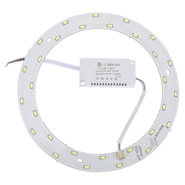 15W 220V-240V SMD 5730 30-LED Sirkulær LED Panel Bar Lampe LED Taklampe (Rent Hvit Lys) Ghtc