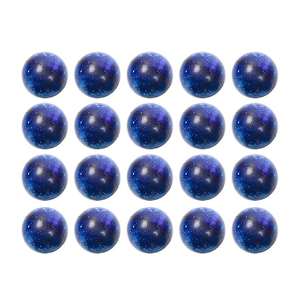 20 Pakk Galaxy Stressballer, 2,5 Tommer Romtema Squeezeballer, Stressavlastende Ball Klem Angst