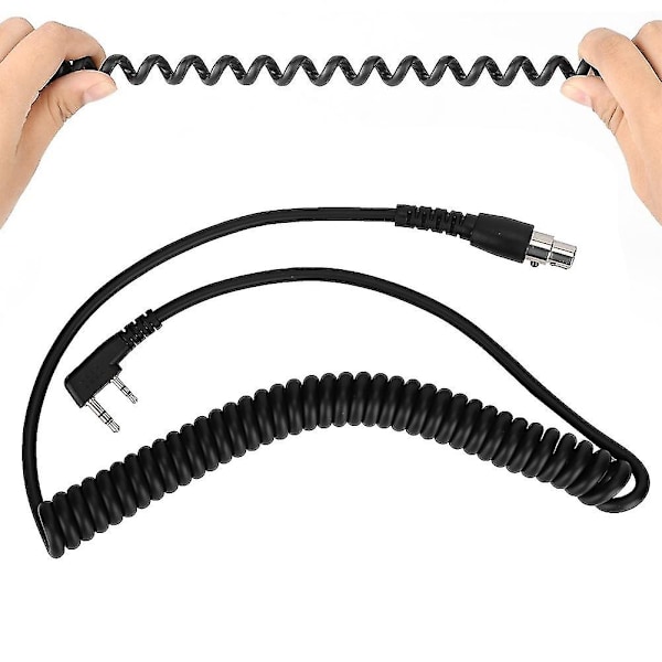 Kenwood/HYT/Baofeng/Relm Kaksitietoliikennelaitteet ja kuulokkeet 2-napainen - 5-napainen kela kaapeli