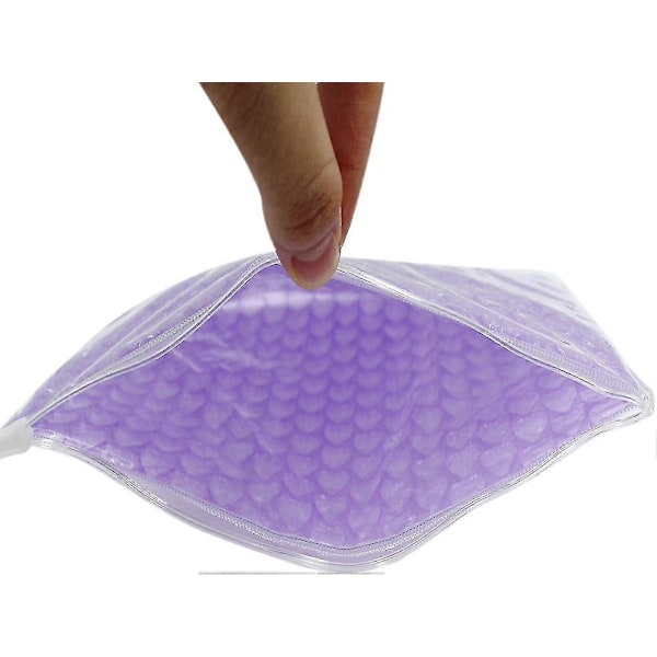 Gjennomsiktige bobleplastposer med glidelås, polstrede beskyttelsesposer for sending og pakking (8 stk)