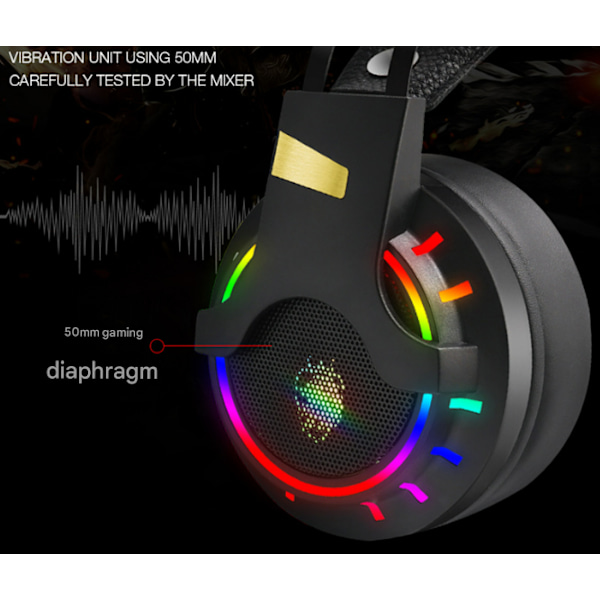 K3 USB7.1RGB version gaming desktop computer headset