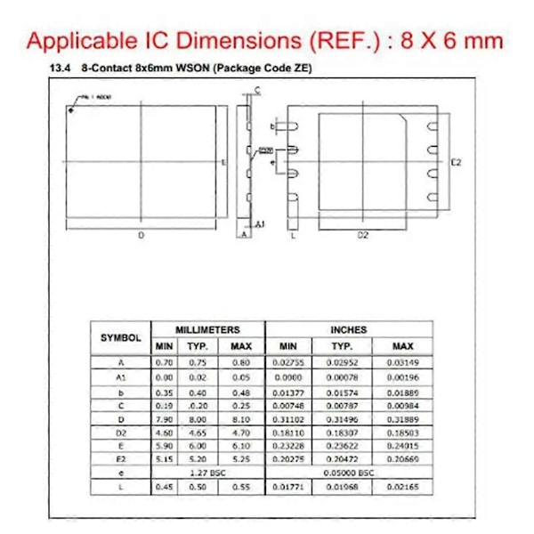 DFN8/QFN8/ WSON8 /MLF8/MLP8 - DIP8 Universaali Sockeli/Adapteri -DFN8-DIP8 DFN8X6-8 (10P) 8X6MM IC:lle