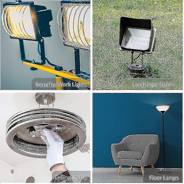 5 stk Dimmbare R7s 118mm 300w Halogen Pære Lyspære AC 220-240v 3100lm Lineær Halogen Flomlys For Landskapsbelysning, Sikkerhet, Gatebelysning