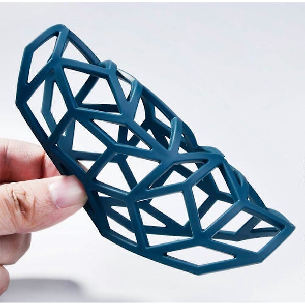 5 Stykke Silikon Underlag, Anti-Skrid, Isolerende Bløde Holdbare Underlag, Hexagon Design Silikon Underlag, Bordmåtte