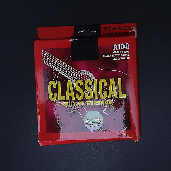 Klassisk Gitarstrengsett 6-strengers Klassisk Gitar Klar Nylon A108