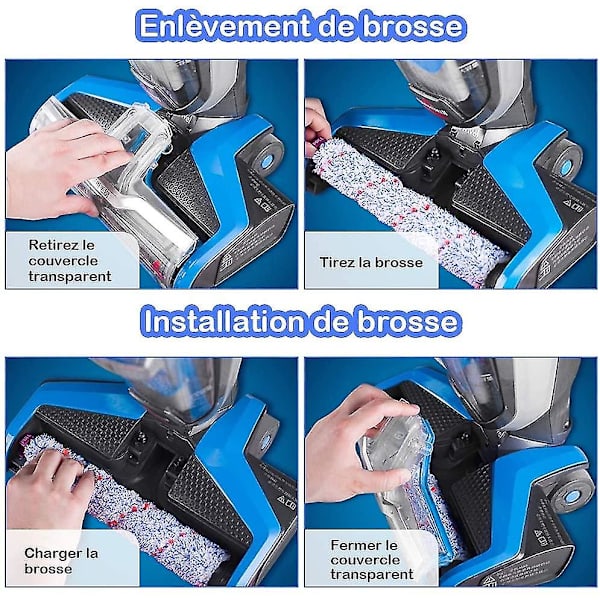 2 kpl Bissell Multi-surface Pet Brush Roller Bissell Pyörivä Harja Crosswave Pet Pro